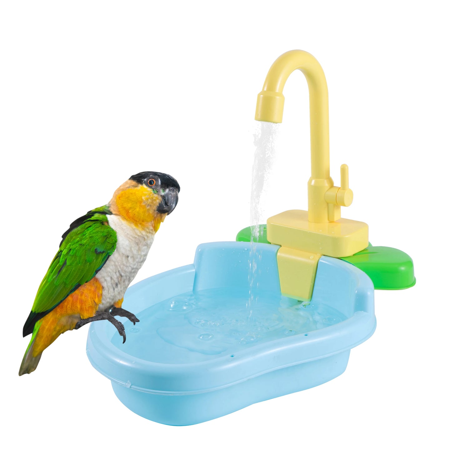Automatic Parrot Shower & Bath Bowl – Bird Cage Accessory