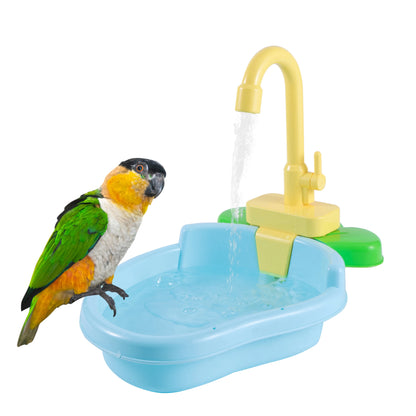 Automatic Parrot Shower & Bath Bowl – Bird Cage Accessory