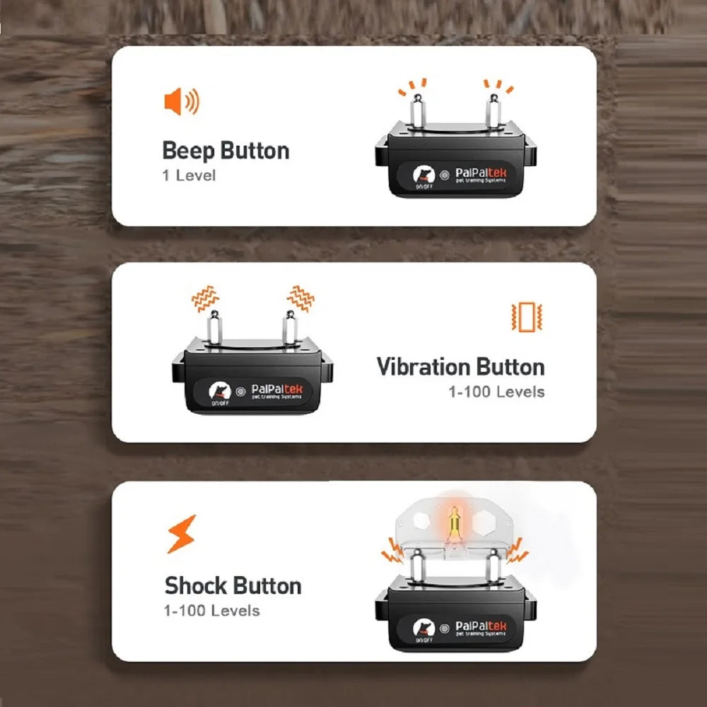 1000m Dog Training Collar – Waterproof, Rechargeable, Remote & Auto Modes