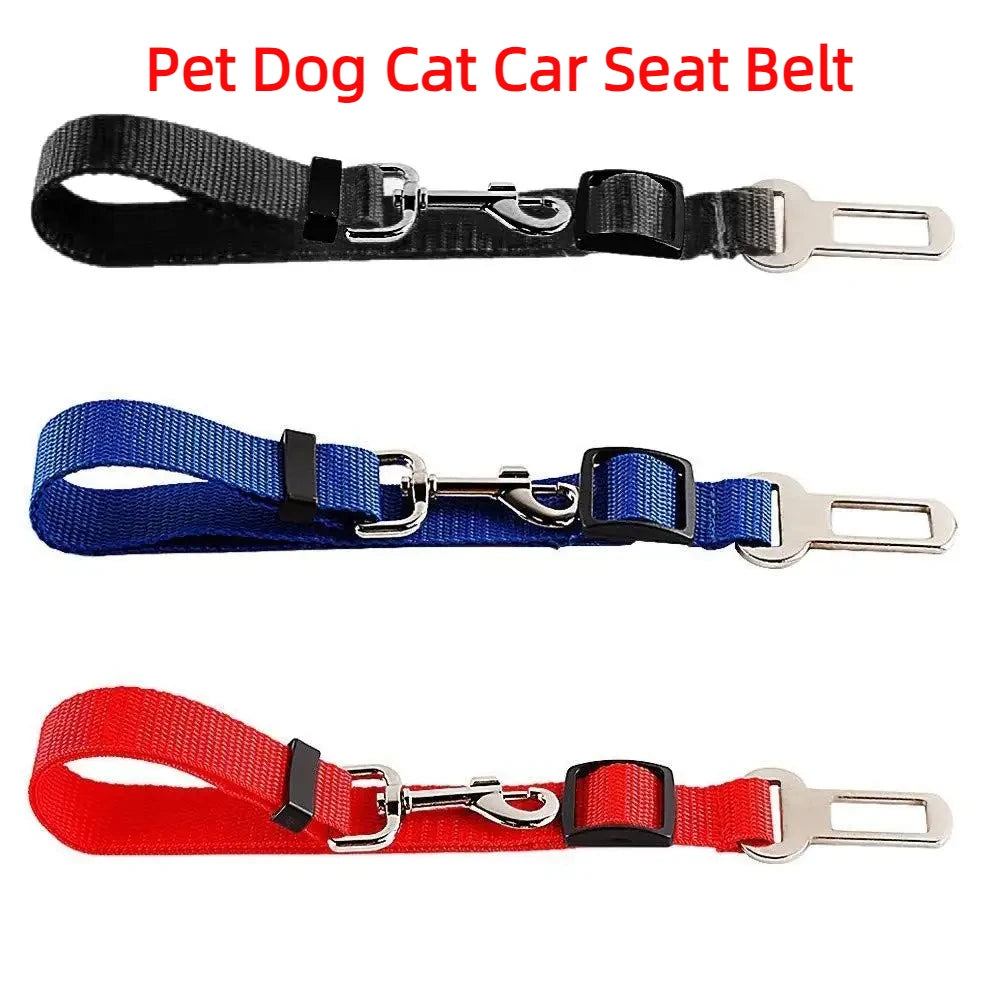 Pet Dog & Cat Car Seat Belt Safety Harness – Travel Accessory