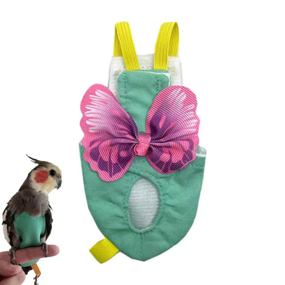 Soft Parrot Diaper – Flight Suit / Pigeon Pants for Small & Medium Birds