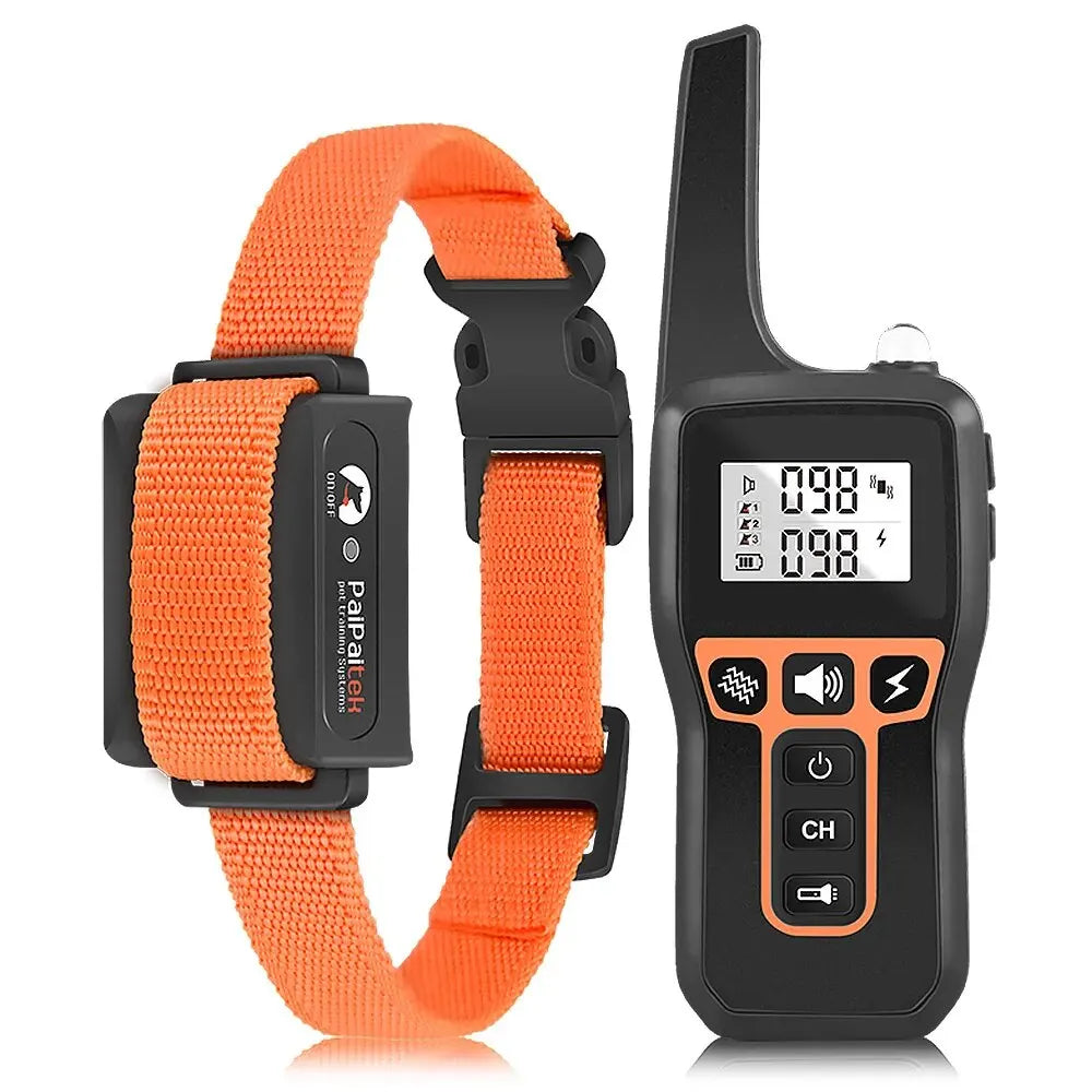 1000m Dog Training Collar – Waterproof, Rechargeable, Remote & Auto Modes