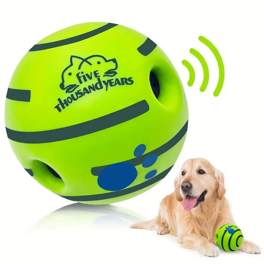 Interactive Giggle Ball Dog Toy – IQ Training & Mental Stimulation