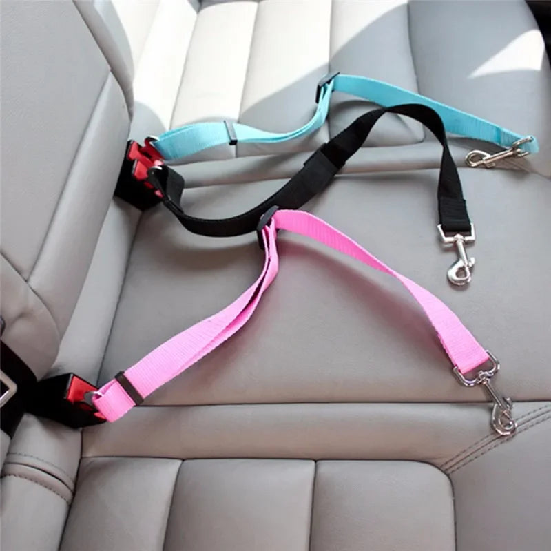 Pet Dog & Cat Car Seat Belt Safety Harness – Travel Accessory